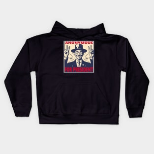 Anonymous for President Kids Hoodie